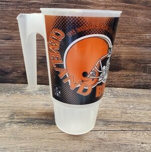 1999 Cleveland‎ Browns Stadium Concessions Plastic Beer Cup Mug - Excellent